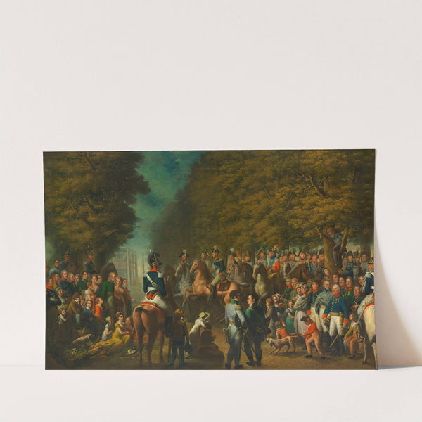 Das Militärfest im Prater am 18. Oktober 1814 by Anonymous