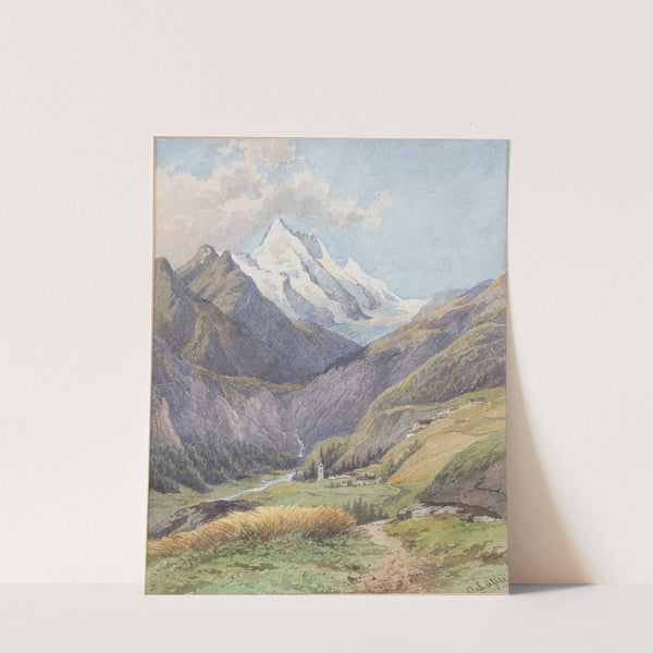 Das Mölltal mit dem Großglockner by Carl Lafite