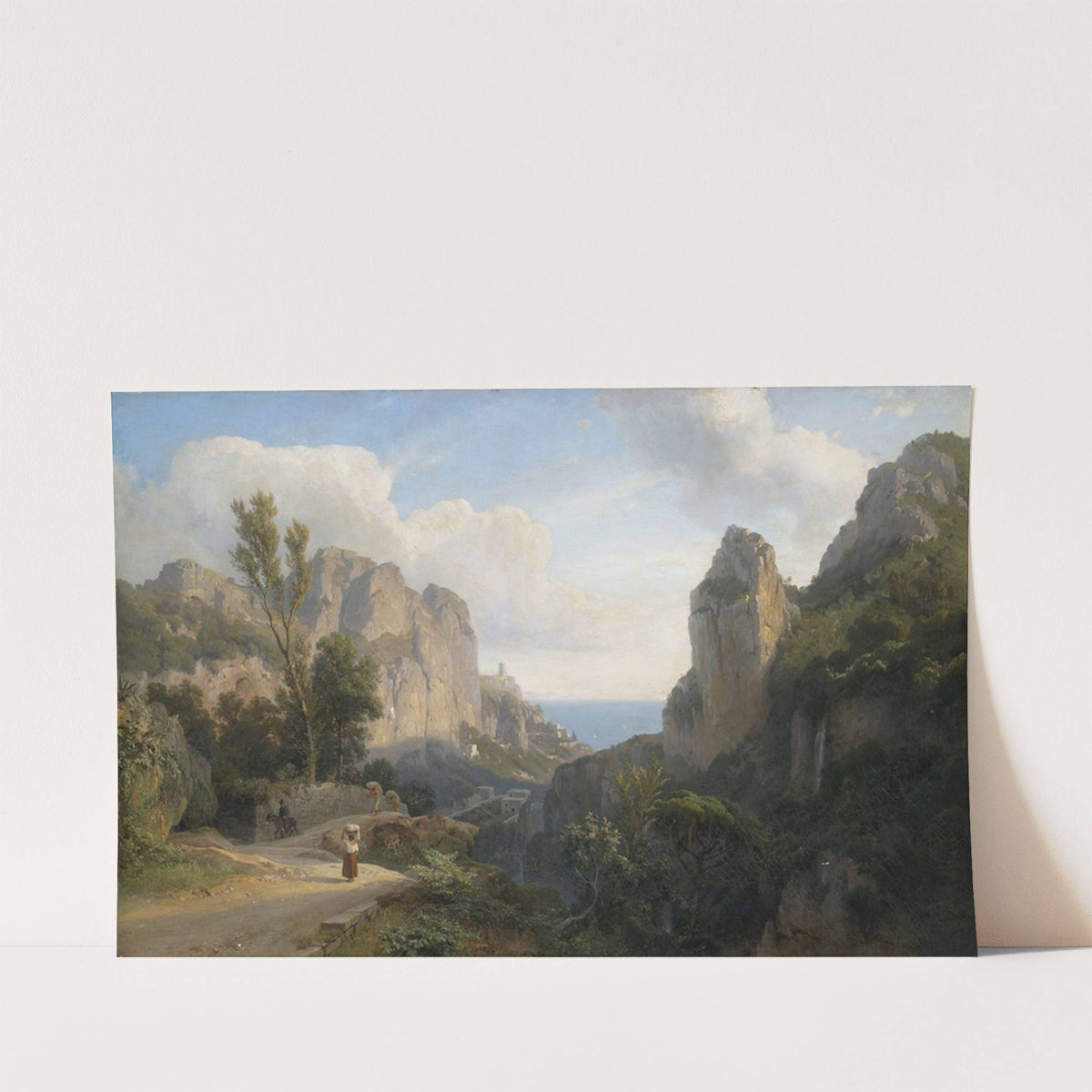 Das Mühlental bei Amalfi by Carl Maria Nicolaus Hummel