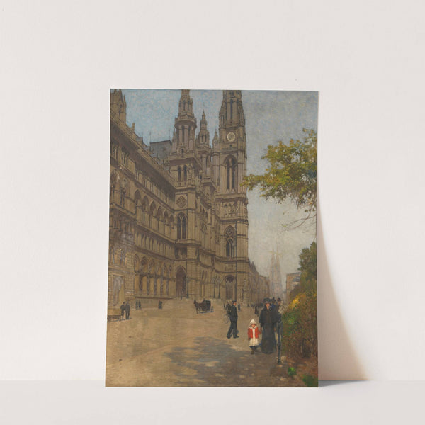 Das neue Rathaus (1898) by Carl Moll