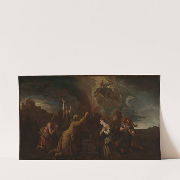 Das Opfer Noahs by Giovanni Francesco Romanelli