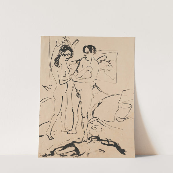 Das Paar (1909) by Ernst Ludwig Kirchner