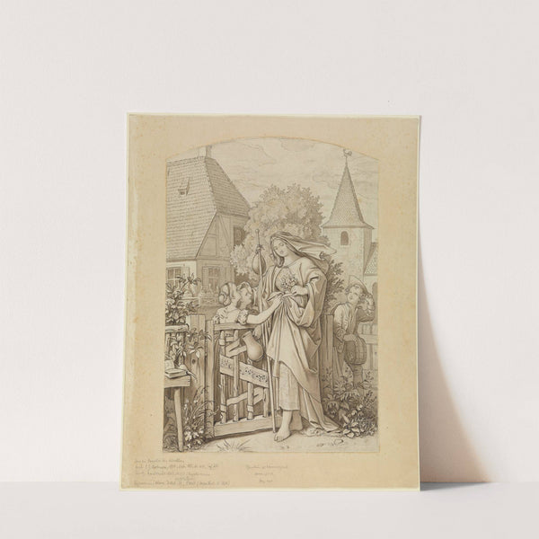 Das Pfarrhaus von Cleversulzbach by Moritz von Schwind