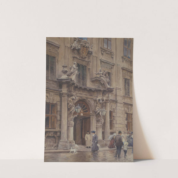 Das Portal Des Palais Kinsky (1901-1902) by Ernst Graner