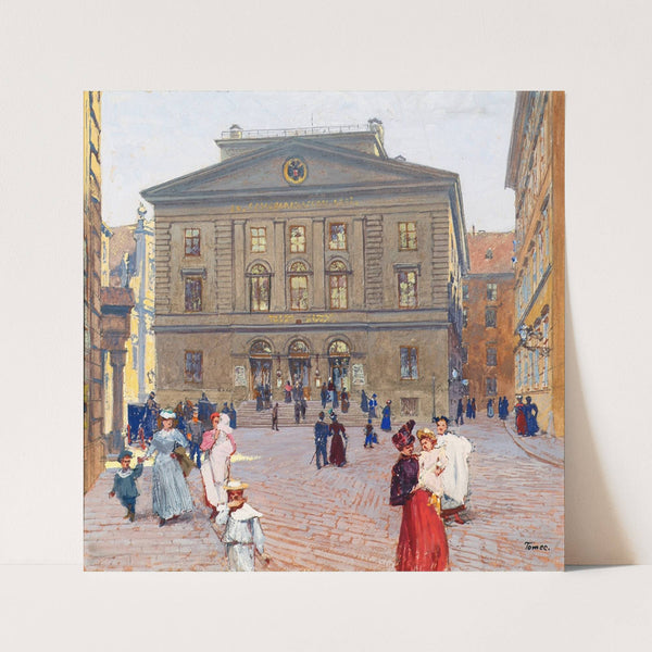 Das Postsparkassengebäude in Wien by Jindřich Tomec