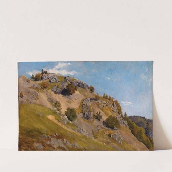 Das Präger Loch bei Bernau (1860) by Eugen Bracht