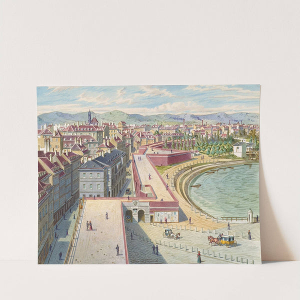 Das Rotenturm-Tor in Wien by Franz Gerasch