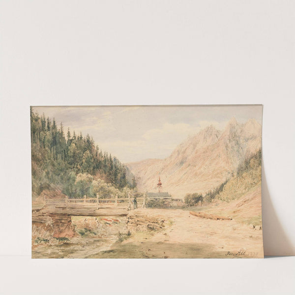 Das Rothe Kloster in der Zips (1838) by Jakob Alt