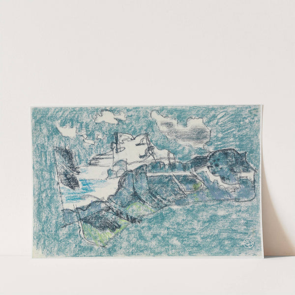 Das Scheerhorn im Schnee und der Griesstock by August Babberger