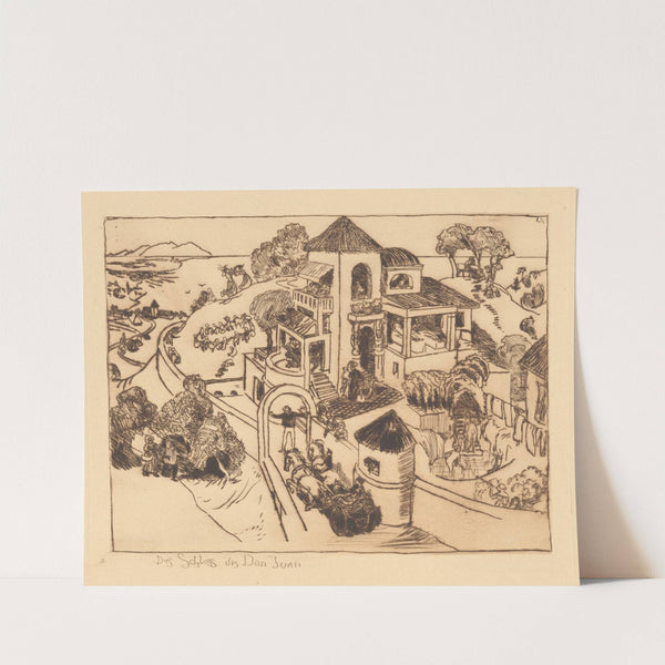 Das Schloss des Don Juan (1910) by Albert Welti