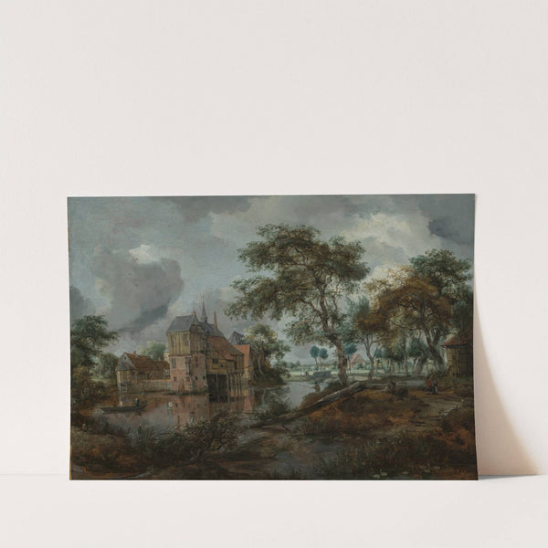 Das Schloss von Ootmarsum by Meindert Hobbema