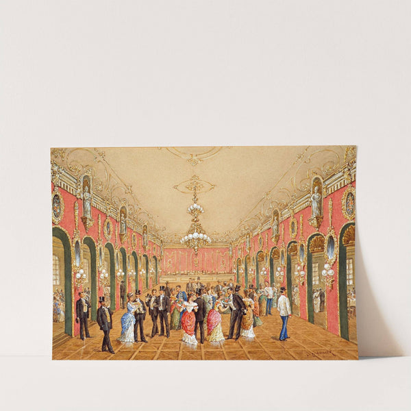 Das Schöndorf-Colosseum (Ball in Schwender's Colloseum) by Gustav Zafaurek