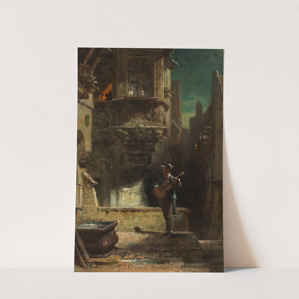 Das Ständchen (1875) by Carl Spitzweg