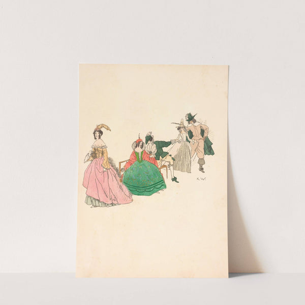 Das Theater – Buhnenbilder und Kostume Pl.02 (1912) by Karl Walser