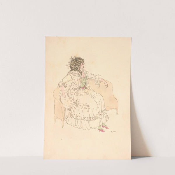 Das Theater – Buhnenbilder und Kostume Pl.03 (1912) by Karl Walser