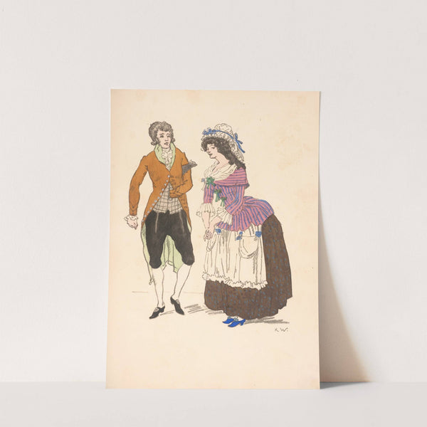 Das Theater – Buhnenbilder und Kostume Pl.06 (1912) by Karl Walser
