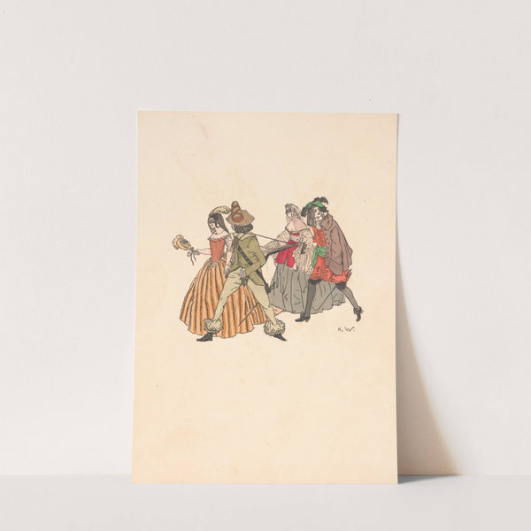 Das Theater – Buhnenbilder und Kostume Pl.07 (1912) by Karl Walser