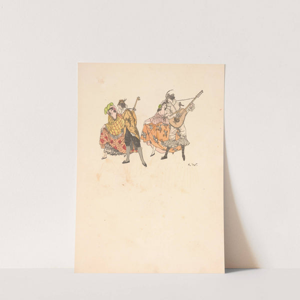 Das Theater – Buhnenbilder und Kostume Pl.08 (1912) by Karl Walser