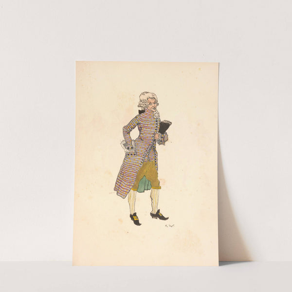 Das Theater – Buhnenbilder und Kostume Pl.13 (1912) by Karl Walser
