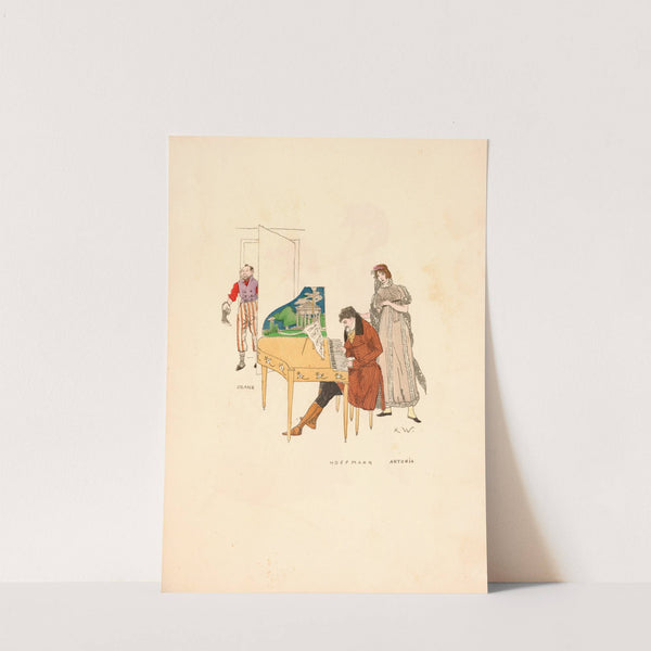 Das Theater – Buhnenbilder und Kostume Pl.16 (1912) by Karl Walser