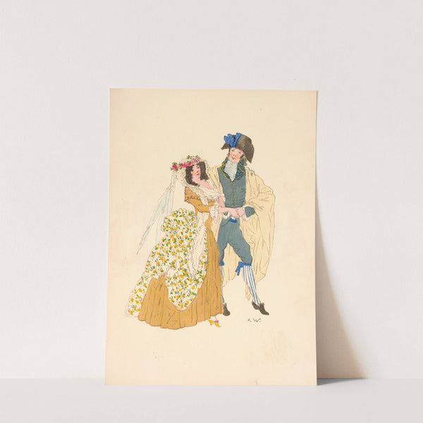 Das Theater – Buhnenbilder und Kostume Pl.17 (1912) by Karl Walser