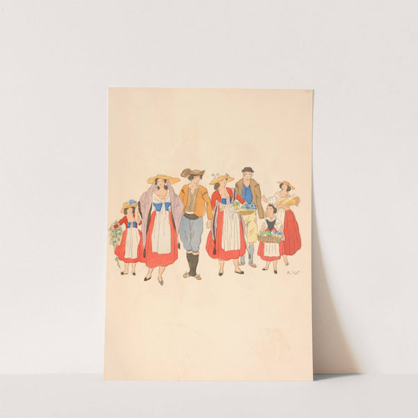 Das Theater – Buhnenbilder und Kostume Pl.18 (1912) by Karl Walser