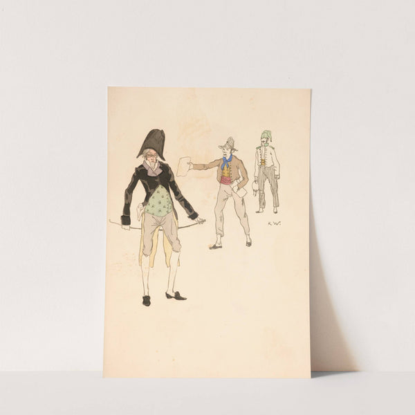 Das Theater – Buhnenbilder und Kostume Pl.22 (1912) by Karl Walser