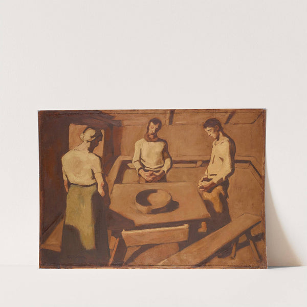 Das Tischgebet (1923) by Albin Egger Lienz