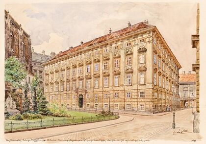 Das Unterrichtsministerium am Minoritenplatz (The Ministry of Education on Minoritenplatz)