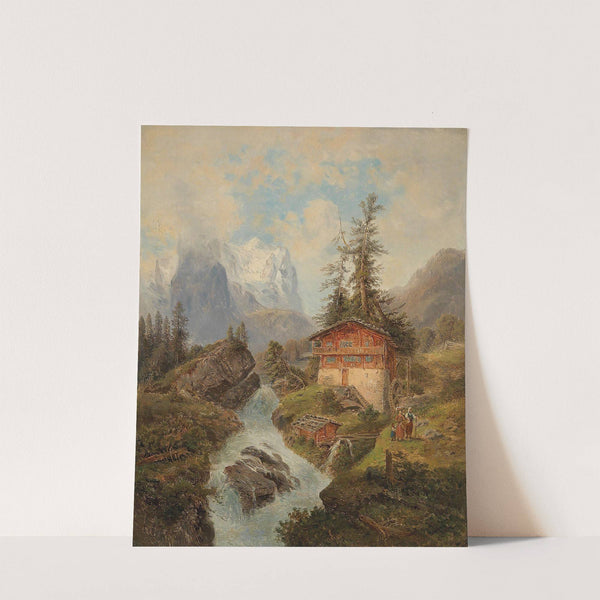 Das Wetterhorn by Gustav Barbarini