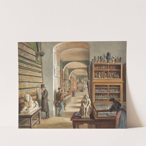 Das zweite Kabinett der ägyptischen Sammlung by Carl Goebel the younger