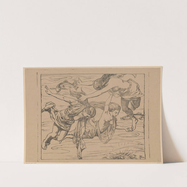 Daughters of the Rhine (1892) by Hans Thoma