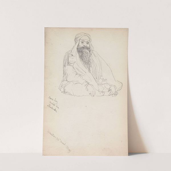 Dava Singh, Amritsar, 26 March 1860 by William Simpson