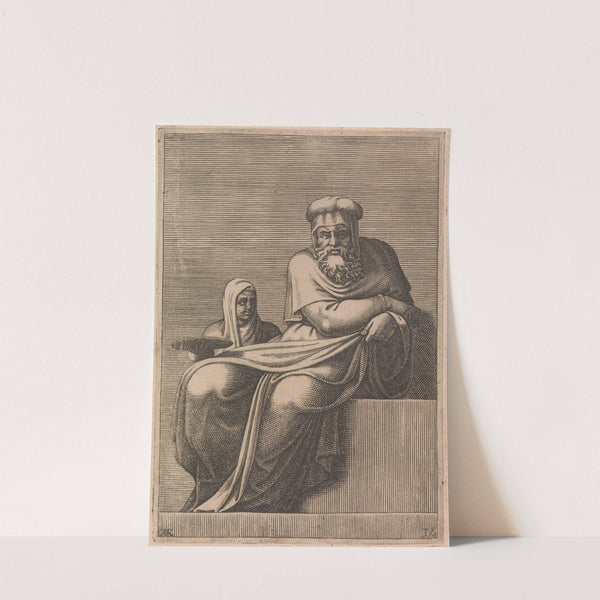 David, Ancestor of Christ by Adamo Scultori