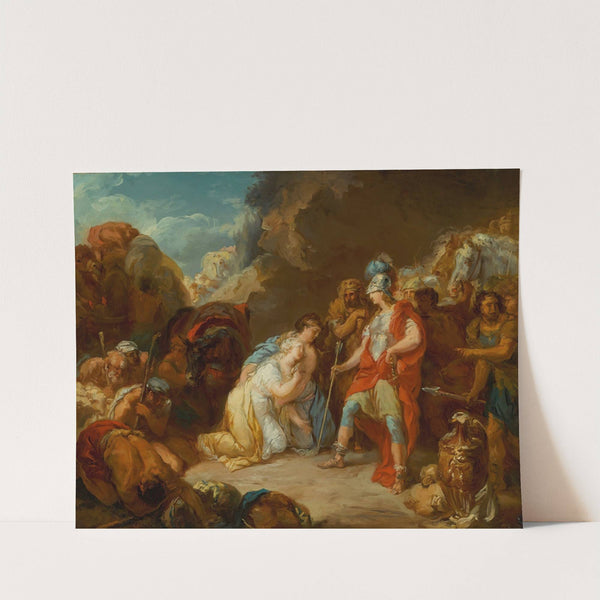 David And Abigail by Jean Pierre Saint-Ours