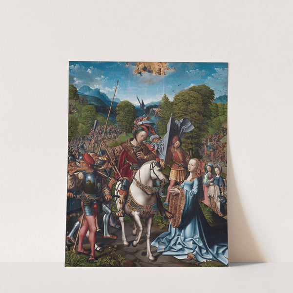 David and Abigail by Jacob Cornelisz. van Oostsanen