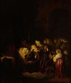David and Bathsheba mourning their dead son
