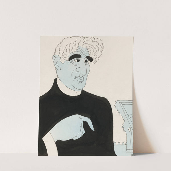 David Belasco by Ralph Barton