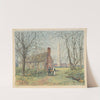 David Burns's Cottage and the Washington Monument by Walter Paris
