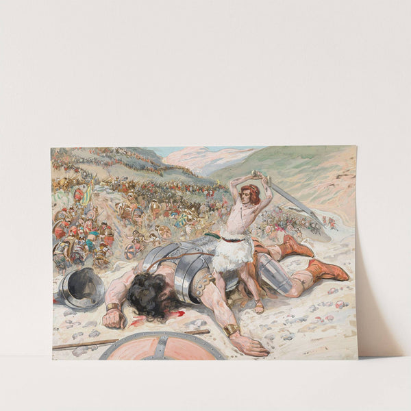 David Cuts Off the Head of Goliath (c. 1896-1902) by James Tissot