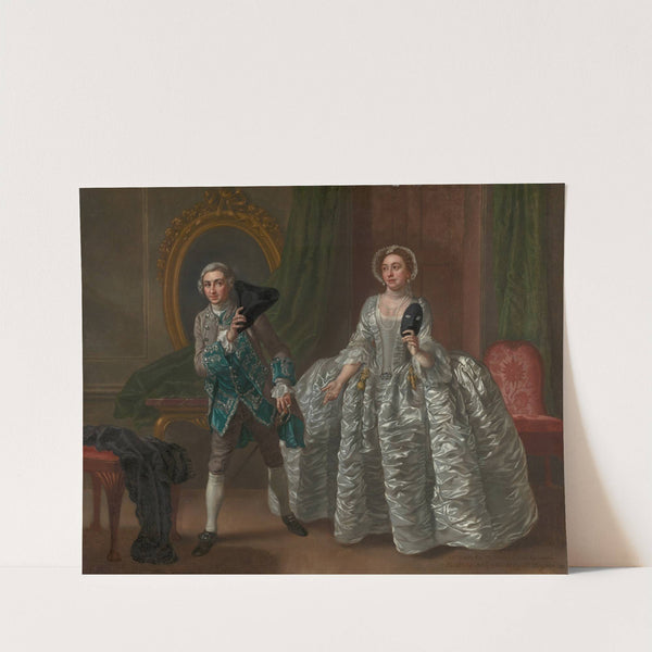 David Garrick and Mrs. Pritchard in Benjamin Hoadley’s ‘The Suspicious Husband’ (1747) by Francis Hayman