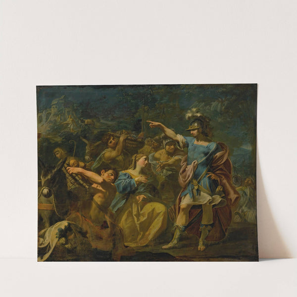 David meeting Abigail by Giovanni Gioseffo dal Sole