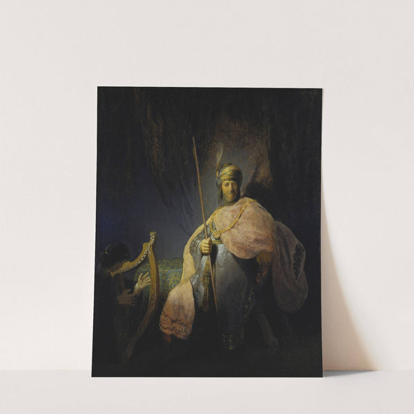 David Playing the Harp in front of Saul by Rembrandt van Rijn