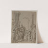 David plays the harp for King Saul by Carlo Caliari