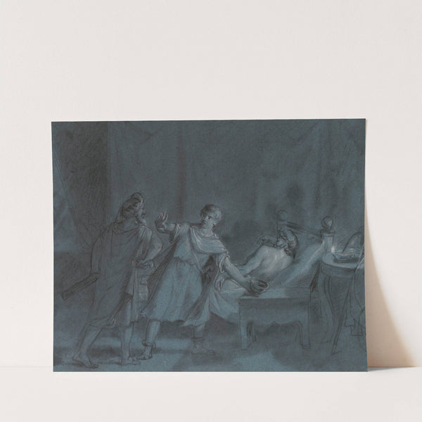David Sparing the Life of Saul by Jean Antoine Verschaeren