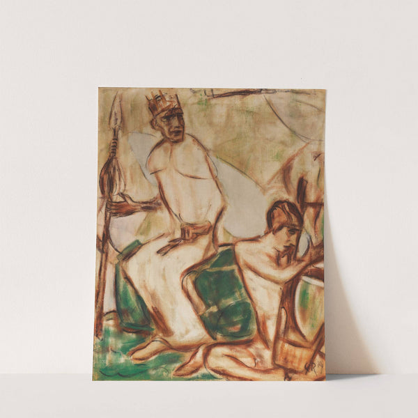 David und Saul (1919) by Christian Rohlfs