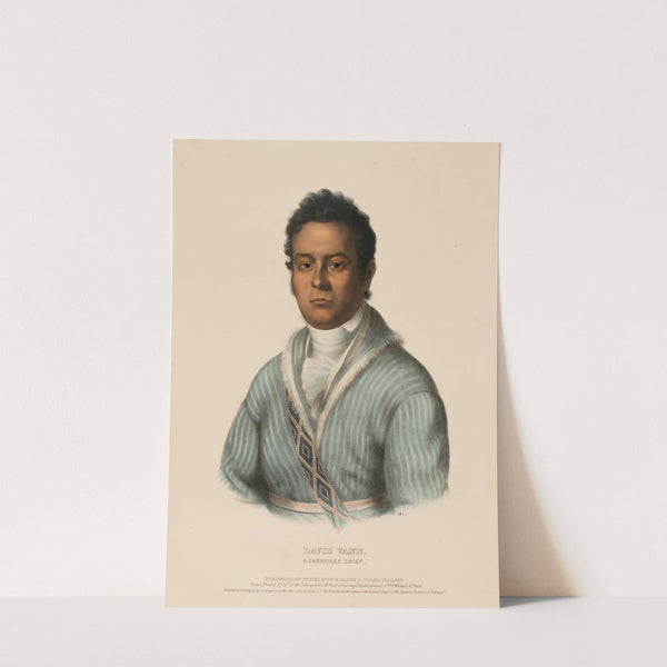 David Vann. A Cherokee Chief (1845) by Charles Bird King