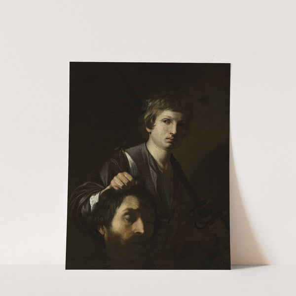 David with Goliath’s head by Nicolas Tournier