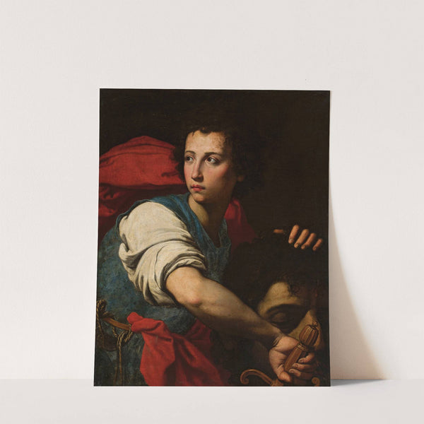 David with Goliath’s head by Francesco Guarino