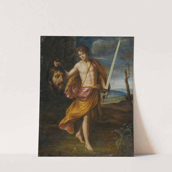 David With The Head Of Goliath by Alessandro Turchi